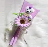 Bomboniera Orso Fiore di rosa Decorazioni di nozze Bouquet Regalo di San Valentino Fiore di sapone Fiori finti 6 stili