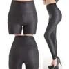Nouvelle vente mode Serpentine Sexy Leggings femmes Leggins Stretch taille haute qualité Faux cuir pantalon grande taille YAK0010 201202