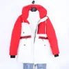 Jaqueta de inverno feminina jaqueta branca longa parka jaqueta de pato impermeável marca streetwear ODDFOX 201029
