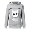 Fashion Cat Lovers Hoodie Canguru Dog Pet Dropshipping Pullovers Cuddle Pouch Sweatshirt Bolso Orelha de Animal com Capuz