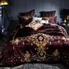 1000TC Egyptian Cotton Tribute Silky Luxury Bedding Set Queen King size Bed sheet set Fitted sheet parrure de lit ropa de cama 201119