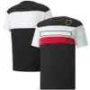 Camiseta masculina de manga curta com gola redonda e equipe de Fórmula 1 2022 F1 Personalização de roupas de trabalho