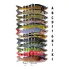 DHL Dostawa 12 Kolor 12 CM 18.5g ABS Bass Fishing Lure Topwater Przynęty połowów Multi Sooked Swimbait Realistyka Hard Bait Trout Ostra