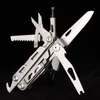 Splitman multitool dobrável faca alicate multi ferramentas alicates de pesca camping ao ar livre EDC ferramenta de aço inoxidável faca de fenda bit Y200321