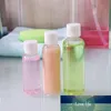 10pcs 5ml 10ml 20ml 30ml Plastic PET Clear Flip Lid Lotion Bottles Cosmetic Sample Vials Travel Liquid Screw Cap Fill Containers