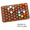 Baking Moulds 101525 Holes 3d Small Love Heart Sile Cake Mold Diy Baking Jelly Candy Chocolate Soap Moulds Fondant Cake Decorati3040158