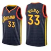 Stephen 30 Curry Jersey Golde n Klay 11 Thompson Stat e James 33 Wiseman Warrio Maglie da basket Uomo S-XXL Blu Giallo Bianco Verde Loghi cuciti di alta qualità r top