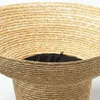 NOUVEAU-populaire forme de lampe soleil pour les femmes Big Wide Brim Beach High Top Straw Uv Protection Hat Y200602