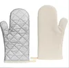 50pcs Sublimation DIY Blank Oven Mitts Cotton Linen Kitchen Gloves Oven Pot Holder Thicken for Heat Transfer Printing