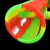 9.4 inch silicone water pipe bong smoking pipes dab rigs glass bongs oil rig bubbler cigarette holder tobacco