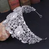 2021 novo vintage barroco nupcial tiaras acessórios de baile de formatura cristais transparentes deslumbrantes tiaras de casamento e coroas 1914