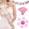 Zespół Bride Tribe Sash na ślub Hen Party Bridal Prysznic Bachelorette Party Decorations Favors Gifts Supplies 4