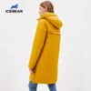 2020 Женская зимняя куртка женская шерсть с капотом повседневная одежда Parka Brand Clothing LJ201021