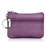 Key Coin Mini Purses Unisex Ring Wallet Pouch Purse Ladies Women Men Leather Small Card 11 Colors For Choice