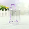 Mini Rolling Travel Suitcase Candy Box Baby Shower Wedding Favors Acrylic Clear Party Table Decoration Supplies Gifts 226 J25162416