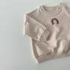 Autumn Toddler Baby Girls Boys Rainbow Embroidery Sweatshirts Tops Kids Long Sleeve Tshirt Sweatshirt Baby Clothes Outfits 20122247804981