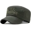 Stany Zjednoczone US Marines Corps Cap Hats Camuflage Flat Top Hat Men Cotton Hhat USA Nav Sqckxw Whole2019