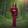 妊娠中の女性の服のマタニティの服のドレス写真撮影妊娠ドレスLJ201114