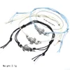 Summer plażowy żółw w kształcie sznurki sznurki sznurki dla kobiet bransoletki kostki sandały na nogach biżuteria hurtowa 345