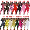 Fashion Women Autumn Jumpsuits Printed Bodysuit Workout Button Skinny Hot Print V-neck Long Pants Onesies Plus Size Ladies Home Rompers