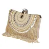 Luxe Rhinestone Crystal Dames Clutch Bags Mode Kwasten avondtassen Koppelingen Portemonnee Party Chain Handtas voor dames