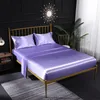 Designer Bedding Sheet Set Home Textile Luxury King Size Bed Sheets Pillows Satin Silk Pillowcase Bedclothes Fitted 4 Pieces Set240a