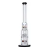 Champignon Cross Perc Percolator Hookahs Avec Arroseur Perc Dab Oil Rigs Bongs En Verre Tube Droit Fumer Pipe WP2232