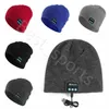 5 färger Bluetooth headset hatt musik beanie cap 21.5 * 20.5cm Trådlös smart vinter varma stickade kepsar cyz2868 50pcs