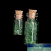 10 stks 1ml-20 ml kleine kerst wenst flessen clear glazen potten DIY containers vakantie bruiloft woondecoratie kerstcadeaus