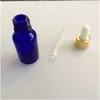 Großhandel 20 ml Glas-Tropfflaschen mit auslaufsicherer Kappe, flüssige Pipette, Bule-Fläschchen, Gläser, 24 Stück/Menge