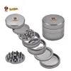 Honeypuff Metal Herb Grinder 63mm 4 lager avtagbar tobakskross CNC Tänder Aluminium Metall Rökning Tobakslipor Passar torr HE8633722