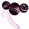 Nxy – jouets sexuels anaux en forme d'hippocampe, gode en verre rose, prise de pénis, jouets pour adultes, Masturbation féminine, fesses 17cm x 3cm, 1220