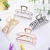 Geometric Large Hairpin New Alloy Metal Grab Clip Hair Adult Hairpin Claw Clip Accessories Hair Large Geometry Simple1