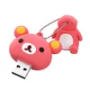 Nouvelle clé USB 4 Go 8 Go 16 Go clé USB 32 Go 64 Go clé USB mignon ours U disque 128 Go 256 Go USB 2.0 bande dessinée mémoire