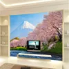 beibehang обои розыгрыша обои 3D круг розовый цветок розовый телевизор фона стены обои стены для стен 3 d papel de parede