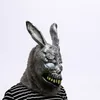 Masilla de conejo de dibujos animados de animales Donnie Darko Frank The Bunny Costume Cosplay Halloween Party Maks Suministros Y2001034249935