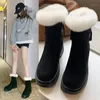 Boots Winter Snow Dames Warm en Cashmere Student Fashion Short X6871