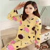 New Women Pajamas Suits Lovely Home Suit Sleepwear Short Sleeve Pyjamas Comfortable Girl Spring And Summer Colthing LJ200822