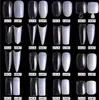 36 styles 500pcs/pack Natural Clear False Acrylic Nail Tips Full/Half Cover Tips French Sharp Coffin Ballerina Fake Nails UV Gel