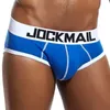 Brand Jockmail Baixa Low Men Sexy Menwear Briefs algodão masculino respirável biquíni breve cueca gay roupa t200517