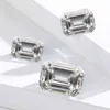 Szjinao Real 100 % Loose Gemstone 2CT 6 * 8mm D 컬러 VVS1 Undefine Gra Moissanite Diamond Ring 용 Emerald Cut