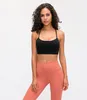 Lu 19110 canada yoga bloem Y beha tank voor dames met schokbestendige topondersteuning klassieke dubbele schouder sportmode beha gym sport yogaworld