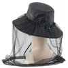 CAMOLAND Anti Moustique Visage Mesh Net Chapeau Pour Femmes Hommes Été Protection UV Chapeaux De Soleil Mâle Pêche En Plein Air Randonnée Seau Chapeau Y200714