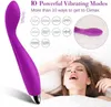 NXY Vibrateurs 10 Vitesses Doigt G Spot Clitoris Stimulateur Vibrateur Sex Toys pour Femmes Mamelon Gode Vibrant Massage Érotique pour Femme Adulte 0105