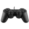 Wired Controller Double Shock Gamepad Joystick för PS2 PlayStation 2 Vibrationsläge Spelkontroller Joysticks Tillämpliga Produkter Värd Svart Färg