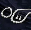 Außenhandel kreative Persönlichkeit Perlenkette Ohrringe Armband Set europäische und amerikanische grenzüberschreitende Mode Schlüsselbeinkette