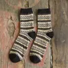 New men's winter thick wool socks Retro Style Warm wool socks 1 pairs T200916