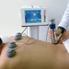 Celluliter Minska elektrisk muskelstimuleringsmaskin med 4 stycken Vakuumkoppar Shockwave Therapy för smärtlindring