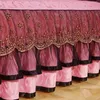 Vinter tjock sammet s￤ngkl￤der s￤ng kjol kudde 1 3st spets s￤ngkl￤der madrass t￤cker varm s￤ng￶verdrag lakan hemtextil y200417298k