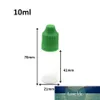 200pcs 10ml PE Plastic Needle Bottle Refillable E Liquid Empty Dropper Bottle With Childproof Cap Soft Vial